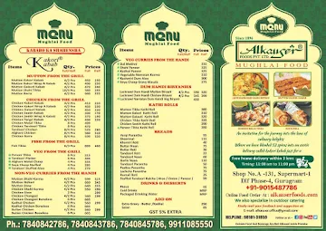 Alkauser Muglai Foods menu 