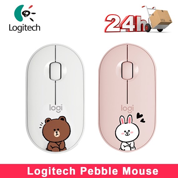 Chuột Không Dây Logitech Pebble M350 1000Dpi Nhiều Màu Sắc Thời Trang