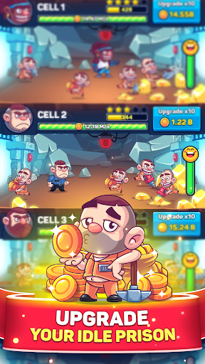 Idle Prison Tycoon: Gold Miner Clicker Game