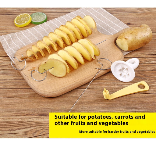 Title 2, Cyclone Household Spiral Potato Slicer. Hand cr...