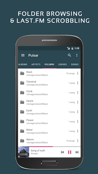 Pulsar Music Player Pro Screenshot Image