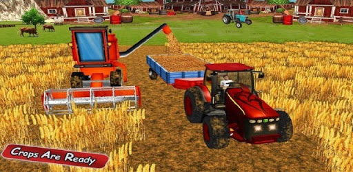 Village Tractor Farming 3D