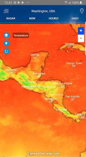 Screenshot Weather Radar - Windy, rain ra