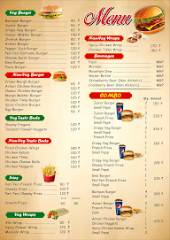 Burger Lane menu 1