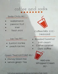 Waffles and Crepes menu 1