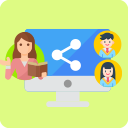 サテライトオフィス・先生生徒画面共有機能(授業) for Google Classroom