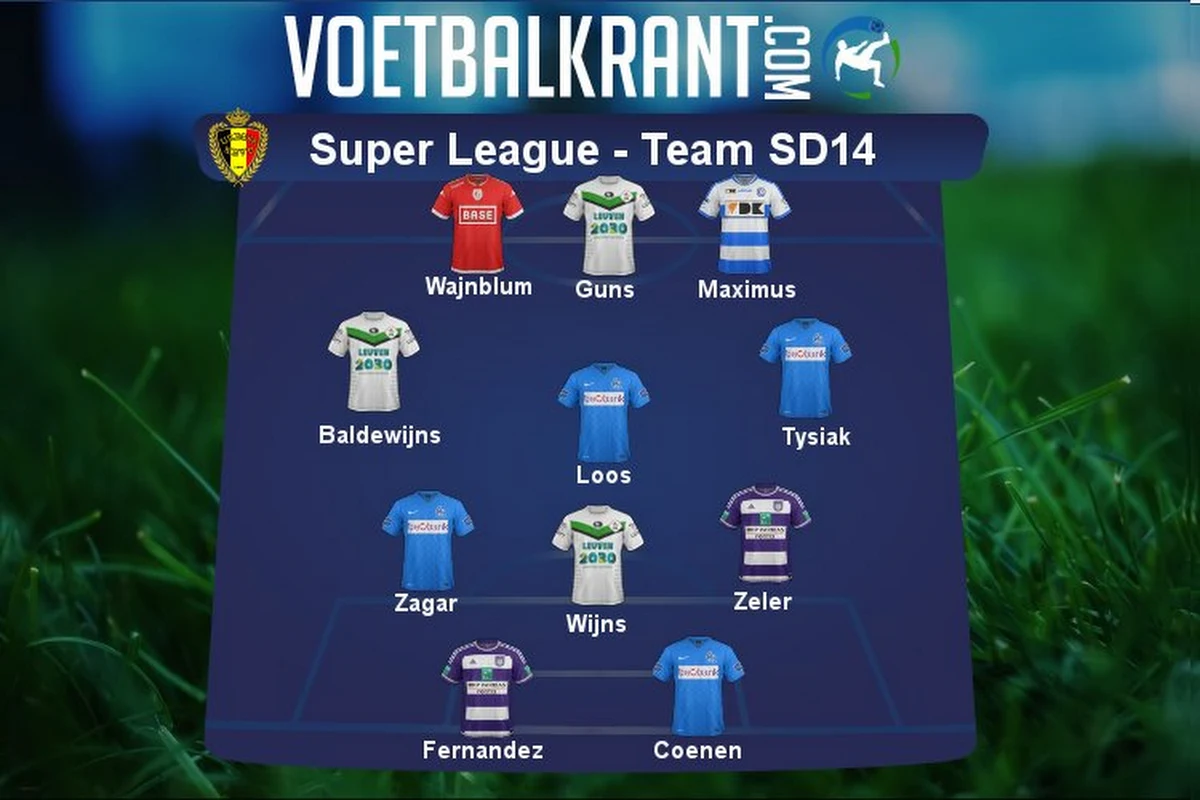 Ons team van speeldag 14 in de Super League ziet er als volgt uit