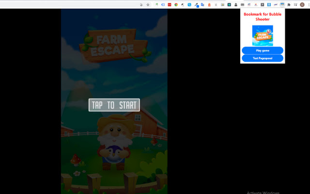 Bookmark Bubble Shooter chrome extension