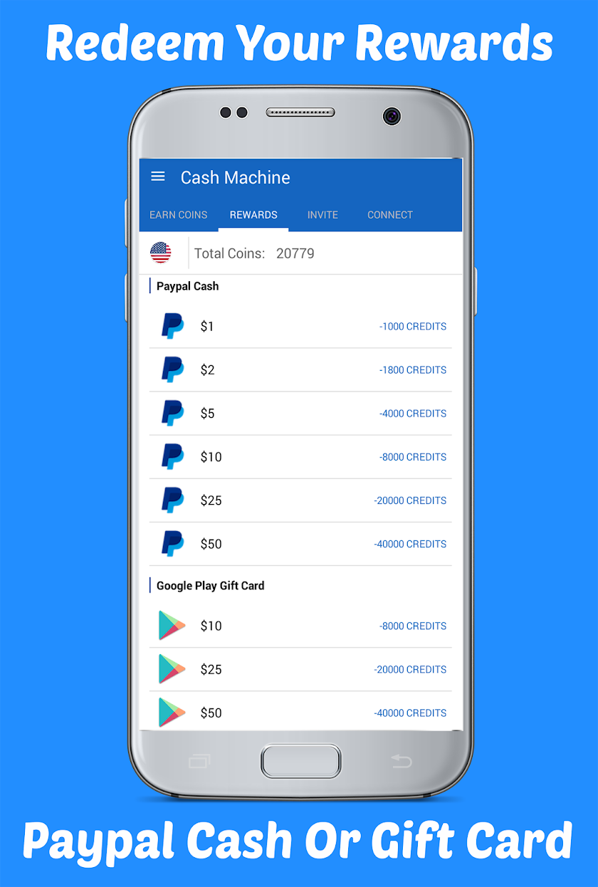 Cash Machine Rewards Screen 1