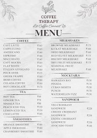 Coffee Therapy menu 4