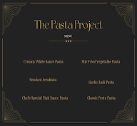 The Pasta Project menu 1