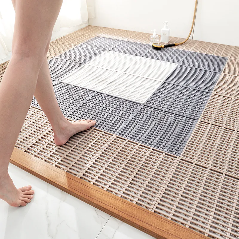 Tapete oco hidrofóbico antiderrapante para segurança e conforto. Repele água, oferece aderência superior e ideal para áreas molhadas.