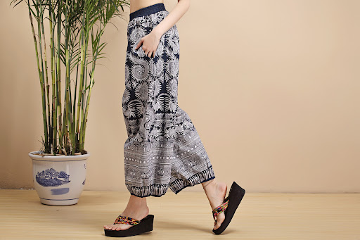 Title 2, Ethnic Print Womens Linen Pants, Mixed Batch, ...