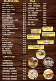 Delhi Dosa plaza menu 1