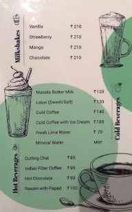 Sagar Ratna menu 1