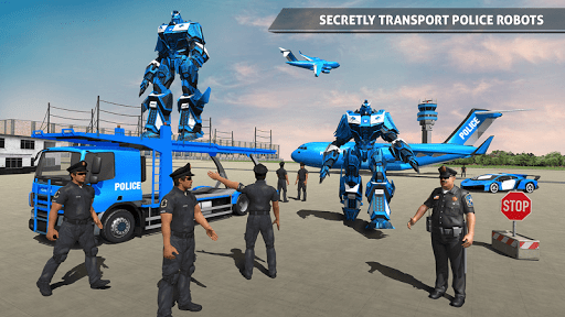 Screenshot Police Robot Car Transporter