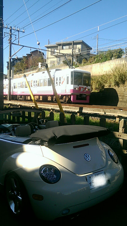 ニュービートル カブリオレのリベンジ・電車コラボ・京成電鉄・レトロ車輌に関するカスタム事例の投稿画像3枚目