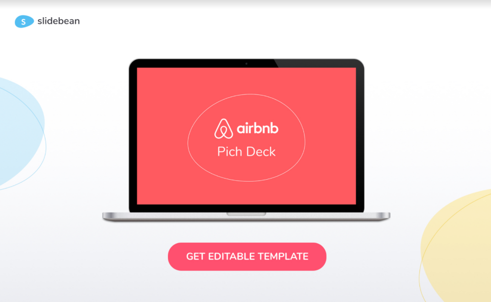 Mẫu pitch deck từ Airbnb