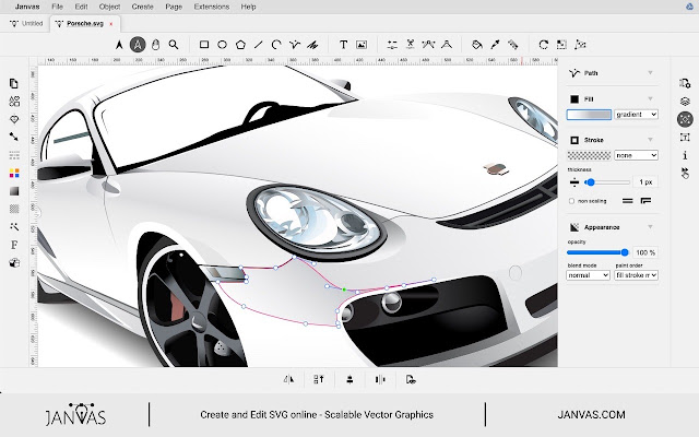 Janvas - Online SVG Editor chrome extension