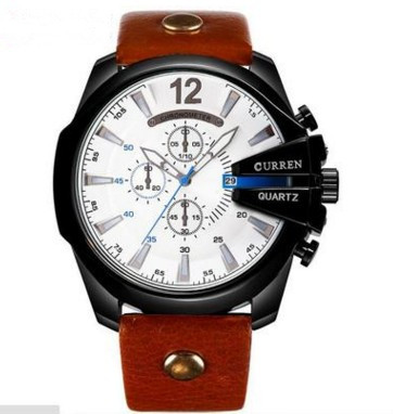 Title 3, Fashionable Mens Watch with Large Decorated Di...