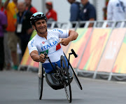 After losing both his legs in a motor racing accident, Alex Zanardi took up paracycling and won four Paralympic gold medals.