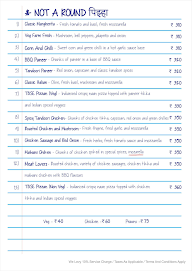 The Bar Stock Exchange menu 8