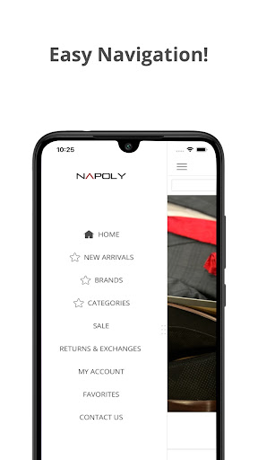 Screenshot Napoly Menswear