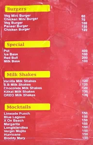 Bamboo Shore menu 1