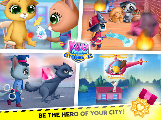 Kitty Meow Meow City Heroes - Cats to the Rescue!