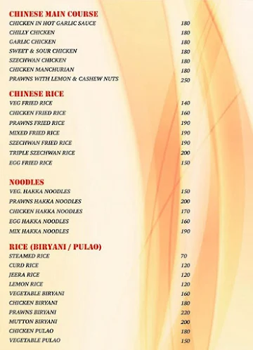 Bambooze menu 