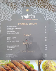 Arabian Restaurant menu 7