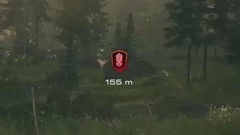 赤いマークを目印にストーリーを進める