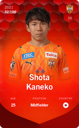 Shota Kaneko 2021-22 • Rare 32/100