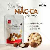 Socola Macca Tiramisu - Túi 50G - She Chocolate - Tốt Cho Sức Khỏe - Quà Tặng Người Thân, Dịp Lễ, Thích Hợp Ăn Vặt