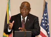 President Cyril Ramaphosa apologised for a brief power outage while he was addressing a local government summit in Gauteng on Wednesday. File photo.
