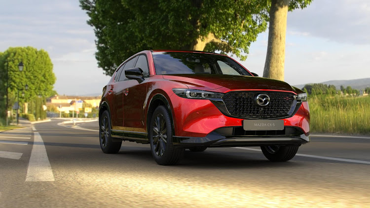 The 2022 Mazda CX-5 range features sharper exterior styling.