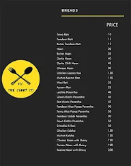 The Curry Co. menu 2