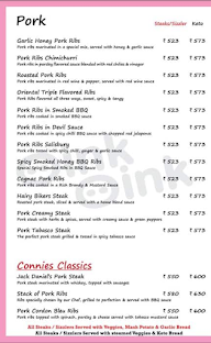 Connies Steak House menu 6