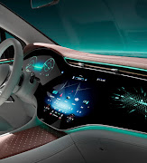 The MBUX Hyperscreen is an optional extra which gives the cabin a dazzling 141cm digital interface. 