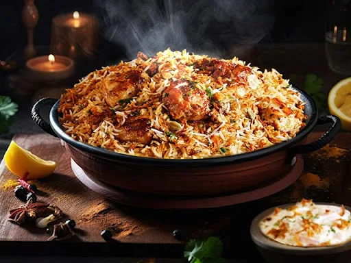 Afghani Chicken Tikka Biryani (Boneless, Serves 4)