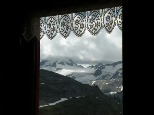 Vista ad alta quota di giadaverde