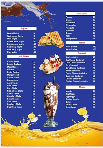 Joos-T Cafe&Juice Bar menu 