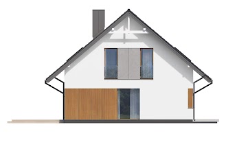 Domena 202 A - Elewacja lewa