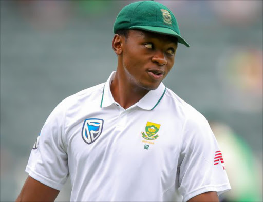 Kagiso Rabada has learned to be more careful with his celebrations. Picture: GALLO IMAGES