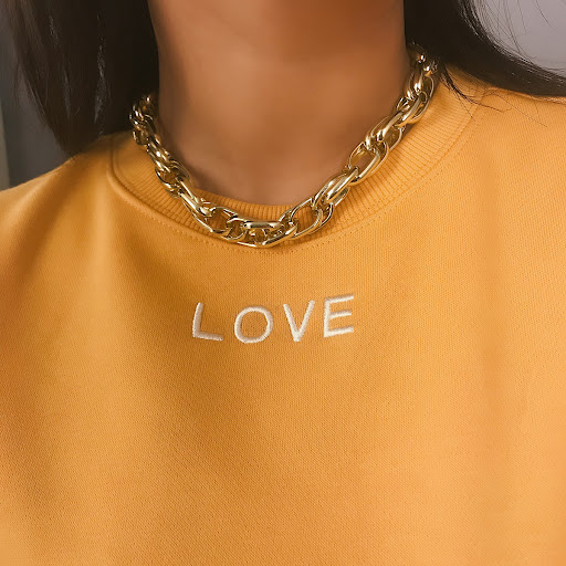 Title 3, Heavy metal chain punk retro wild short necklace