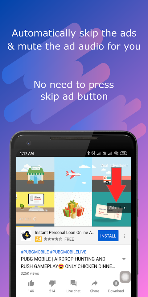 Ad Skipper+ for YouTube - Skip, Mute YouTube ads ✔のおすすめ画像2