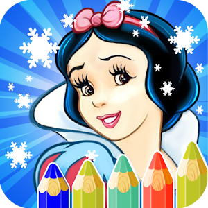 Download Kids Finger Coloring Books Snow White Princess For PC Windows and Mac