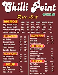 Chilli Point menu 1