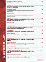 Paragon Restaurant menu 3