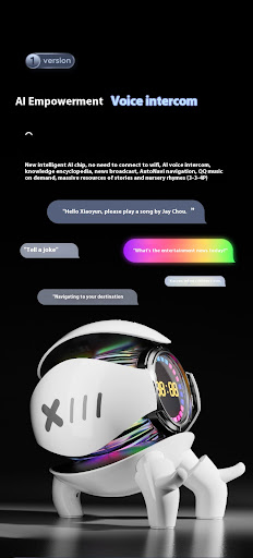Title 13, Mech Monster Smart Clock Wecker mit Bluetooth A...